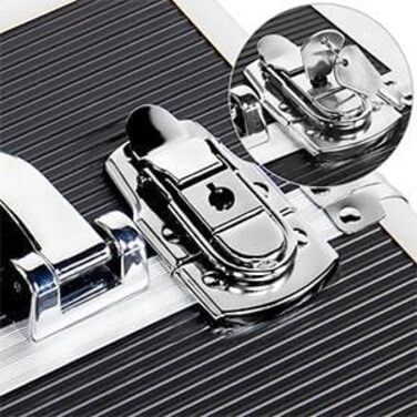 Косметичка-органайзер Yaheetech 4 в 1: велика, для косметики, прикрас, макіяжу, перукарів, ручна клада, чорна