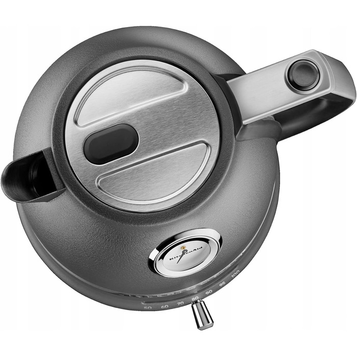 Міксер KitchenAid Artisan 1.5 л, сталевий котел, колір сірий (5KEK1522EGR)