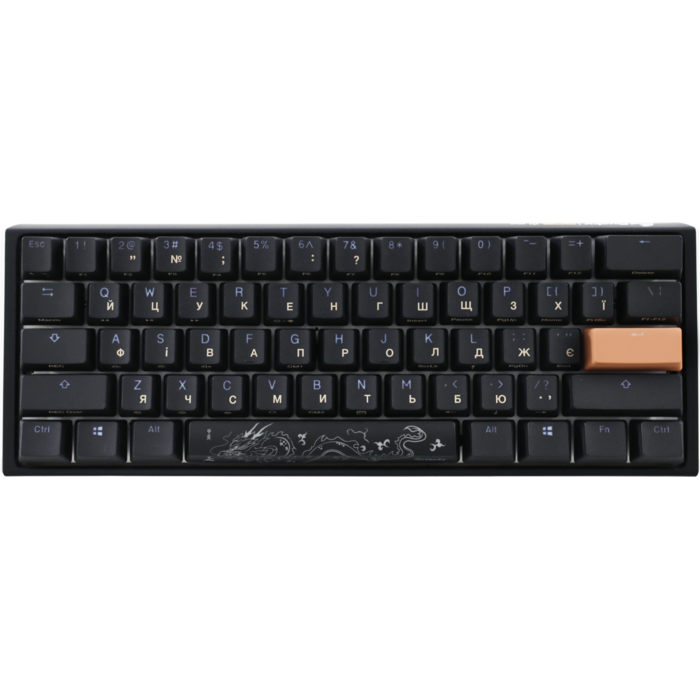 Механічна клавіатура Ducky One 3 Mini Cherry MX Silent red RGB Black UA