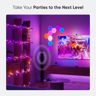 Nanoleaf Holiday String Lights Outdoor - 25 метрів, 300 LED, 18W, EU Smarte Lichterkette Pro