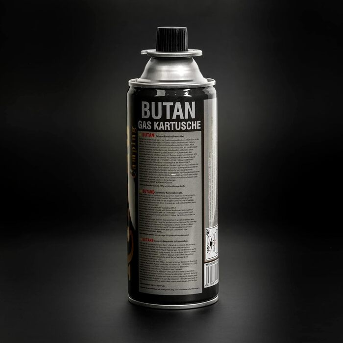 Газовий набір для кемпінгу Greenpoint з кейсом та 8 балончиками газу