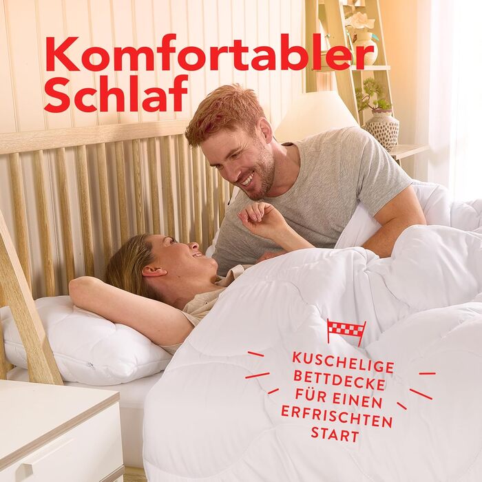 Ковдра зимова John Cotton New Way 240x220 - тепла, дихаюча, для алергіків, сертифікат Öko-Test, мікрофібра