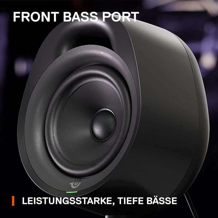 SteelSeries Arena 7 - 2.1-канальна акустична система для геймінгу, чорний, USB, Bluetooth, Aux, оптичний кабель