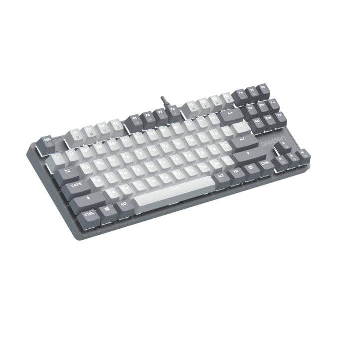 Дротова механічна клавіатура GamePro Genesis Metallic (MK110G) 87% Red switches