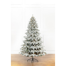 Ялинка лита 'Ковалівська' ЗАСНІЖЕНА LED (золотий - білий) 2,50м