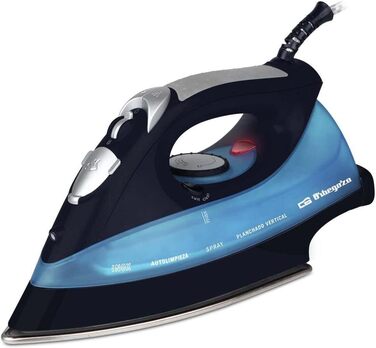 Праска Orbegozo SV 2680 з нержавіючою основою, 2600 Вт, функція самоочищення, суха та парова прасування, регулювання температури