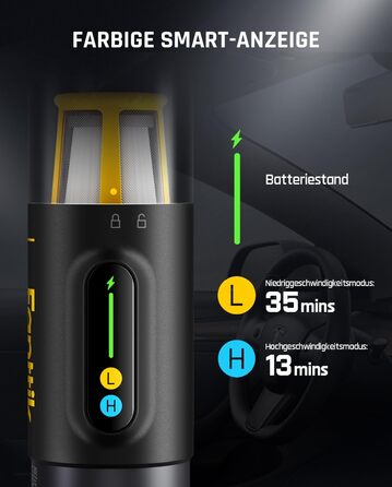 Бездротовий автомобільний пилосос Fanttik Slim V10 Mix 4-в-1, потужність 16 кПа, з LED-дисплеєм та функцією обдуву для авто, офісу та клавіатур