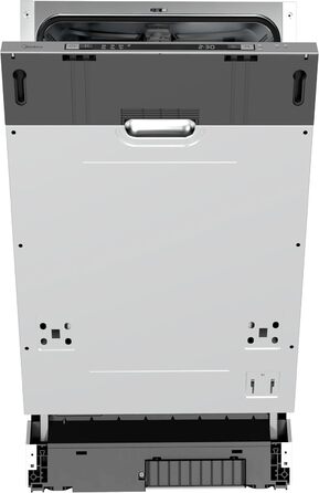 Посудомийна машина Midea SF 3.45N PRO: 9 комплектів, Inox, Wi-Fi, 5 програм, 47 dB