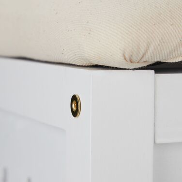 Кошик для білизни з місцем для сидіння Relaxdays