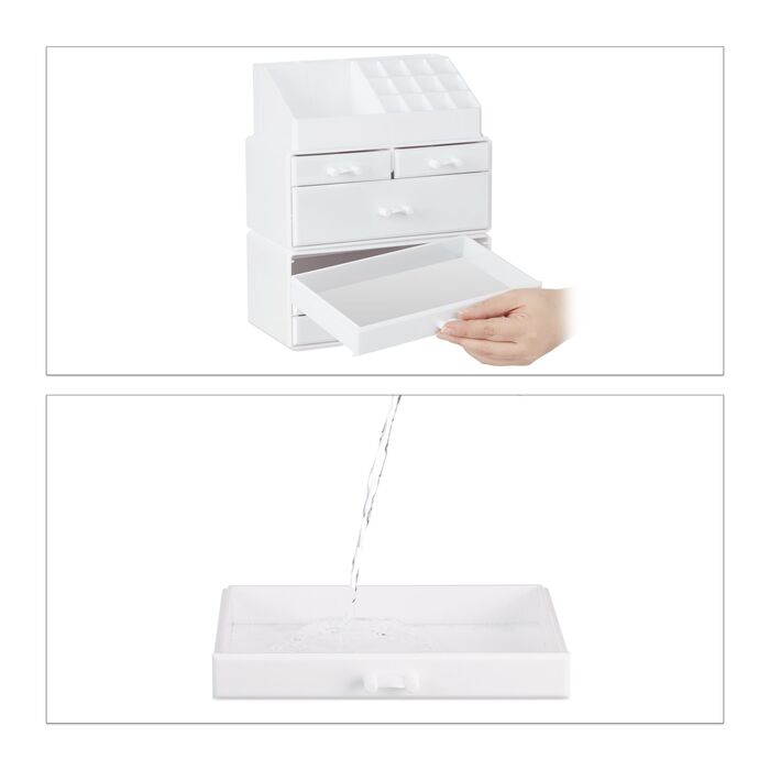 Організатор для косметики Relaxdays з 6 висувними ящиками