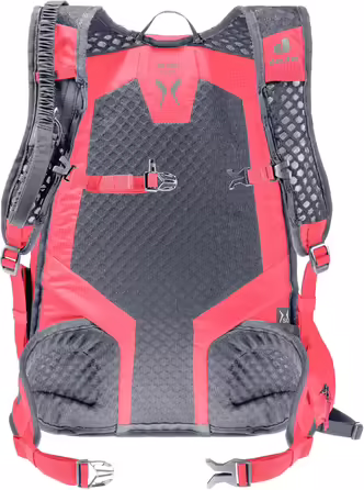 Жіночий легкий рюкзак для лижних турів deuter Updays 24 SL, рубін-хібіскус, 24 л