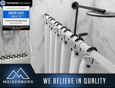 Штанга для душу без свердління 160-210 см, срібна, Ø 25 мм, телескопічна, з кріпленнями. Підходить для ванної, душової кабіни та перегородки. Нержавіюча сталь.