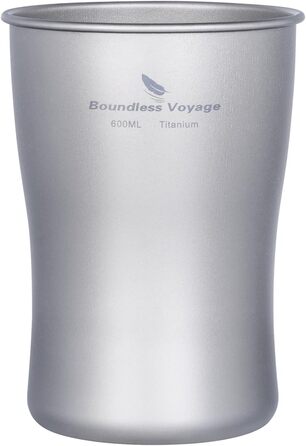 Металевий термокружка iBasingo 600мл Ti3233D - для кемпінгу, подорожей, напоїв
