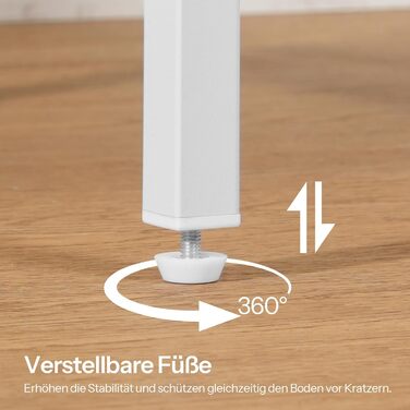 HOOBRO Тумбочка з зарядкою, приліжкова тумбочка, журнальний столик для дивану з 2 шухлядами, білий колір, 39 x 39 x 59 см, EWT43CBZ01G2