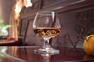 Набір келихів для коньяку та віскі Kleiner (250 мл, кришталь) – 2 шт.