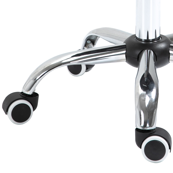 HOMCOM Saddle Stool Робочий стілець Поворотний стілець з регулюванням висоти з оббивкою чорного кольору, ідеально підходить для косметики та офісу