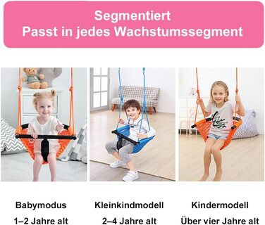 Дитяча гойдалка-трансформер 2-в-1 Nets Tribe для дому та саду (зелений/рожевий)