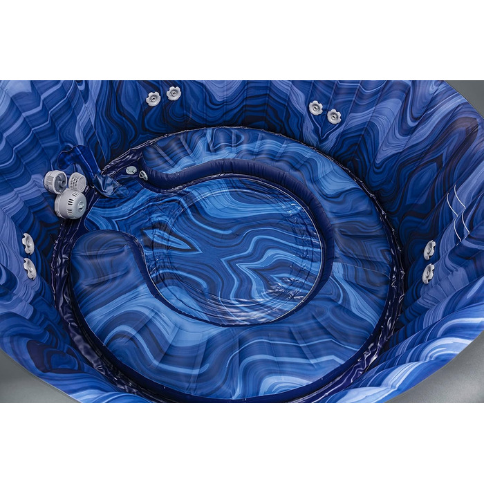 Надувний whirlpool-басейн Bestway LAY-Z-SPA XXL з WLAN, овальний, 270 x 180 x 71 см, багатоколірний