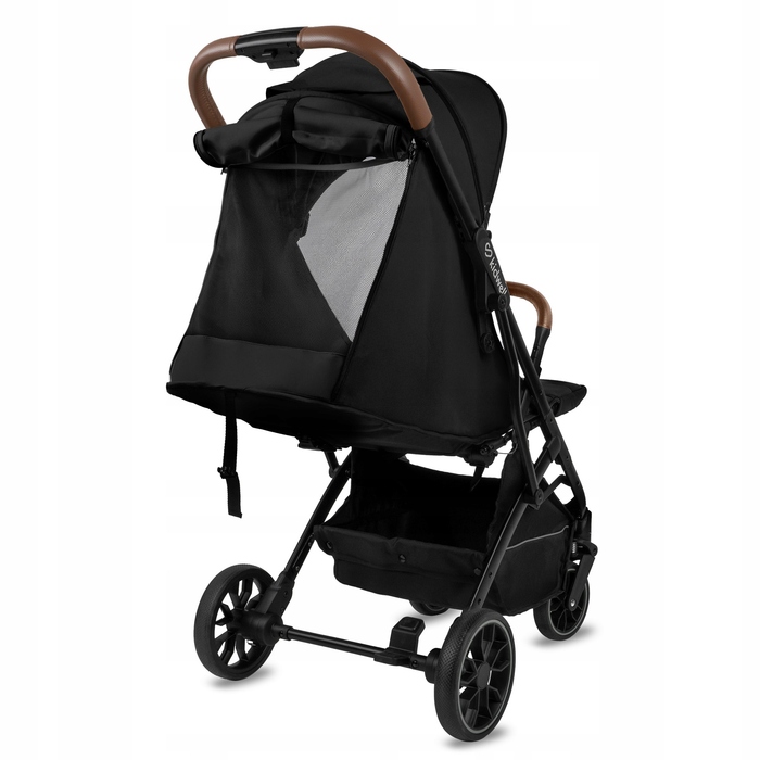 Компактна прогулянкова коляска Kidwell Colmer UP Black — легка, маневрена, складана