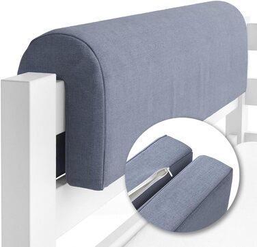Захисний бортик для ліжечка Bettumrandung 70x20 см сірий, універсальний, для безпеки малюка