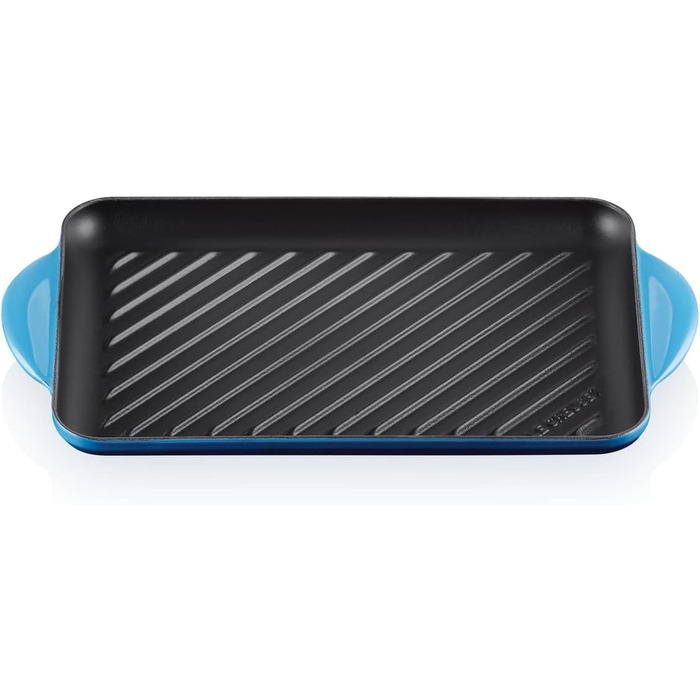 Гриль-пательня LE CREUSET прямокутна, чавун, 33 см, Azure (20202320600460)