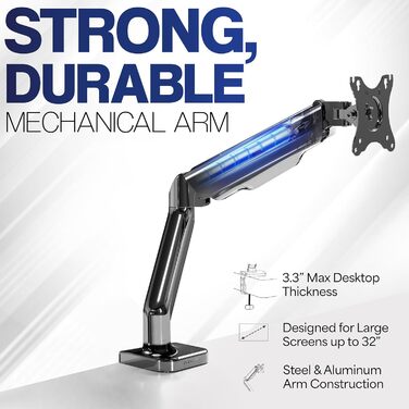 Підставка для моніторів VIVO STAND-V002O (чорна) - 2 монітори, до 32