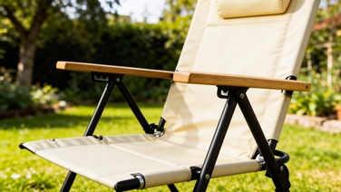 Міцний та зручний металевий садовий стілець для тераси та двору