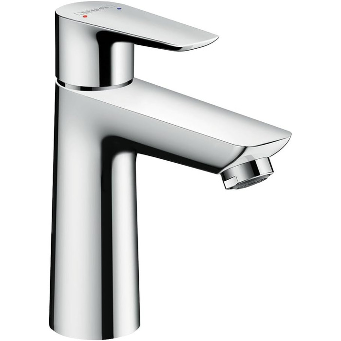 Змішувач для ванної кімнати Hansgrohe Talis E з Push-Open, вилив висотою 110 мм, EcoSmart, хром