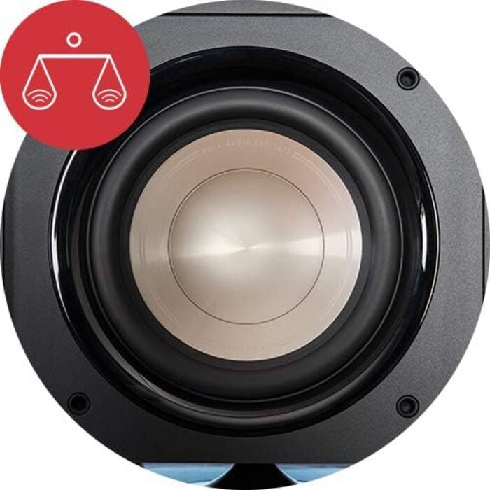 Активний сабвуфер Polk Audio HTS 10, 10 бас, 200 Вт, білий, домашній кінотеатр і музика