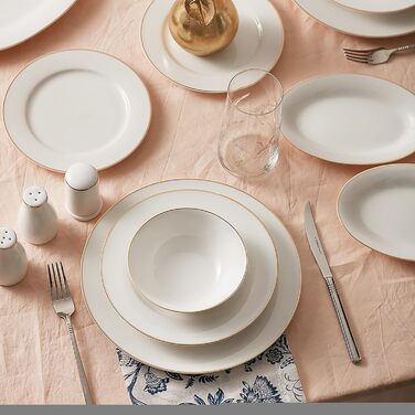56шт Набір посуду для 12 осіб Комбінований обідній сервіз Порцеляновий посуд Повсякденний та спеціальний посуд Запрошений стіл