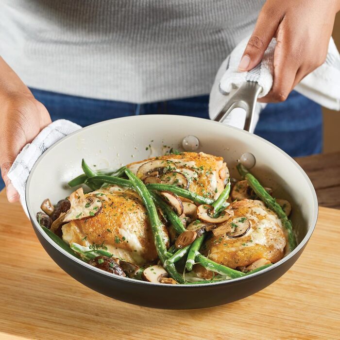 Набір посуду KitchenAid Harteloxierte Keramik, 9-ти частинний, матовий чорний (10 дюймів)