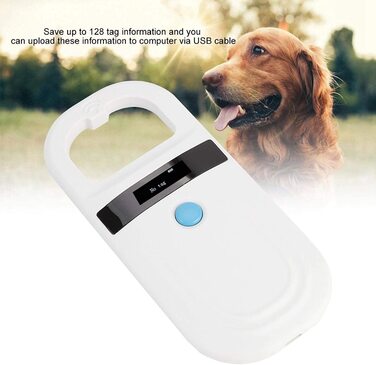 Сканер для домашніх тварин, пристрій для читання домашніх тварин з низьким енергоспоживанням, що перезаряджається для FDX-B для мікрочіпів EMID, 01 02 015