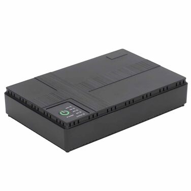UPS Batterie-Backup 10400mAh: Безперебійне живлення для роутера, модема, смартфона (85-265V)