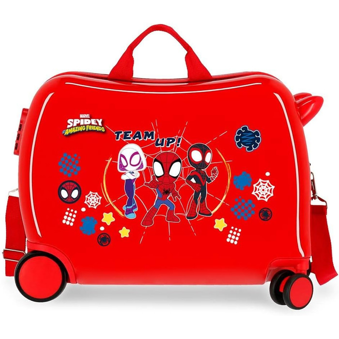 Дитяча валіза Marvel Spiderman Spidey & Friends 50x39x20см ABS Lock 34L 1.8кг 4 колеса ручна поклажа