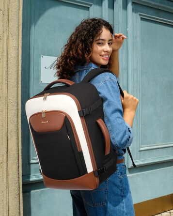 Чорний жіночий рюкзак OVEVOOK для подорожей та бізнесу, 40 л, з відділенням для ноутбука, водонепроникний, XL