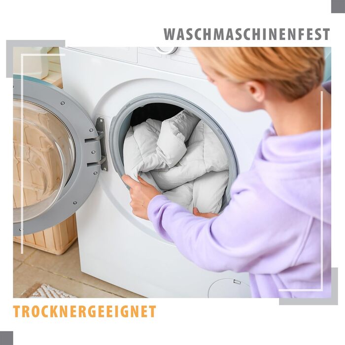 Зимова ковдра 140x200 см - тепла та м'яка ковдра для алергіків, сертифікат Oeko-Tex, пральна, тепла ковдра для сну