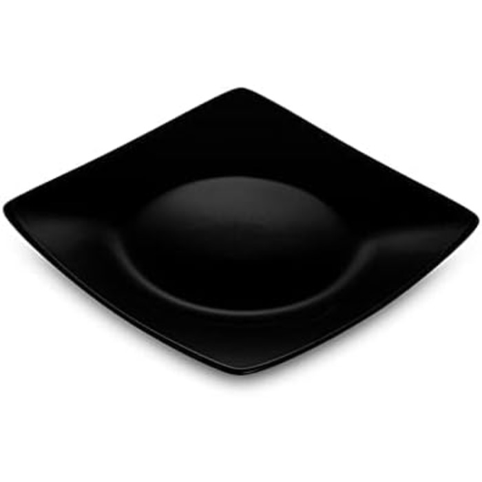 Набір посуду Konsimo на 12 персон EPIRI Modern Plate Set 36 предметів Столовий сервіз - Сервіз та набори посуду - Комбіноване обслуговування 12 осіб - Сімейне обслуговування - Тарілки для посуду (глянцеві чорні, 6 персон)