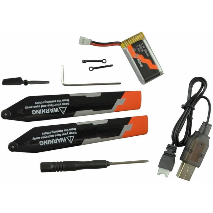 Радіокерований вертоліт Amewi AFX4 Single-Rotor 4-канальний 2.4GHz RTF, чорно-помаранчевий