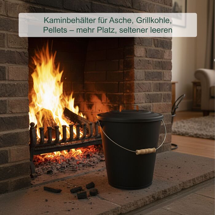 Відро для сміття Relaxdays з мітлою та совкою