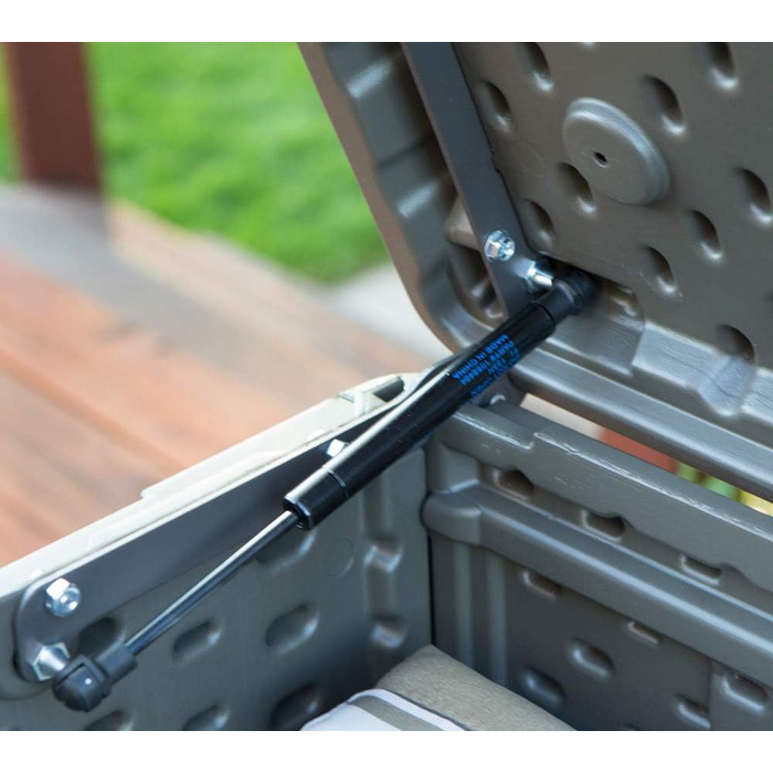 Садовий ящик Lifetime 60089 Ultra-Resistente 127x64x67 см коричневий UV100 - пластиковий контейнер для саду