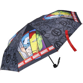 Компактна кишенькова парасолька Marvel Avengers, парасолька для хлопчиків, високоміцна конструкція, парасолька дизайну Месників, парасолька для дітей