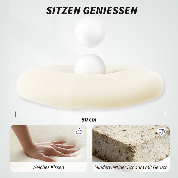 HOMCOM Ергономічне офісне крісло з 3D підлокітниками, сітчастою спинкою, S-подібною формою спинки, підголівником, функцією нахилу та чорним кольором.