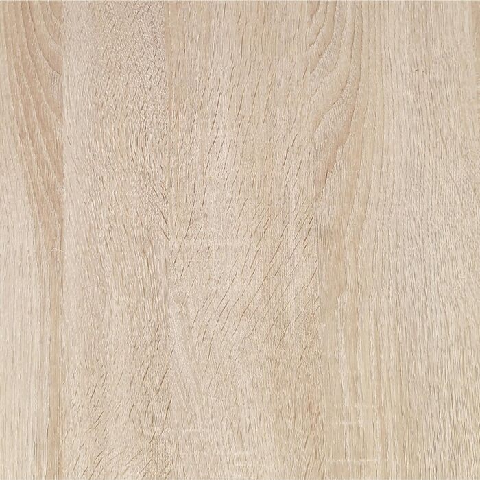 Круглий обідній стіл Skraut Home Zen | 90x90x77 см | Для вітальні | На 4 особи | Матеріал: дуб, чорні ніжки