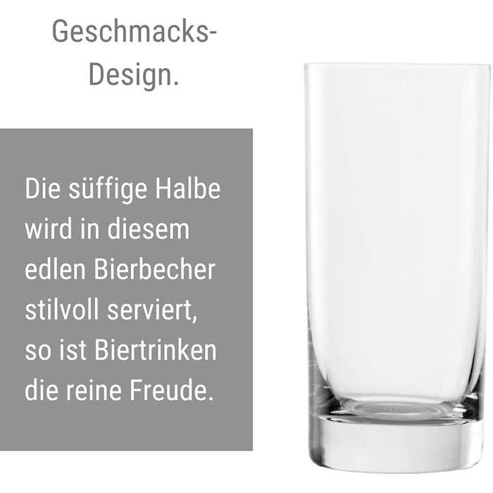Склянки для води Stlzle Lausitz серії New York Bar i набір з 6 склянок можна мити в посудомийній машині I великі келихи для соку I Універсальні келихи a