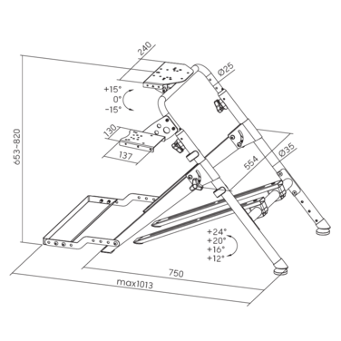 Кріплення для руля-кокпіт GamePro RS033