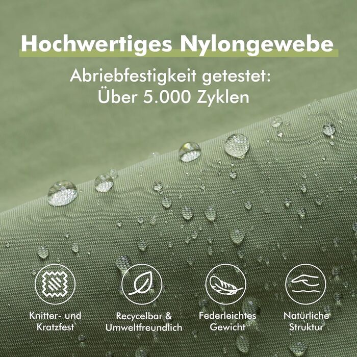 Набір компресійних органайзерів для одягу в дорогу (5 шт), нейлонові пакувальні куби для валізи та рюкзака, зелені