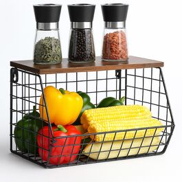 Підвісна полиця Relaxdays для зберігання фруктів та овочів