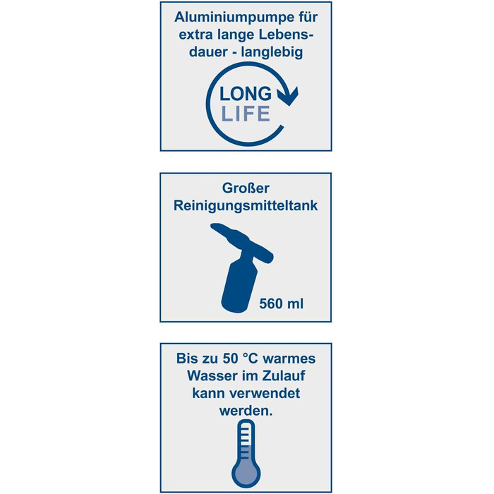 Високотискний мийник Scheppach HCE2400 з аксесуарами (7 шт.) та резервуаром для миючого засобу | 5м шланг | 180 бар | 2400 Вт | продуктивність 480 л/год | мобільний мийник з функцією всмоктування