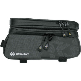 Кофри SKS GERMANY TRAVELLER EDGE для трекінгових та міських велосипедів, велоаксесуари (сумка з водовідштовхувальної тканини, з міні-петлею-насосом, застібкою на липучці та Easy-Zip) Рамкова сумка TRAVELLER SMART 1350 мл