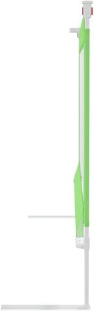 Бортик для ліжка дитячого vidaXL 200x25 см, зелений - захист від випадання, тканинний бортик для малюка